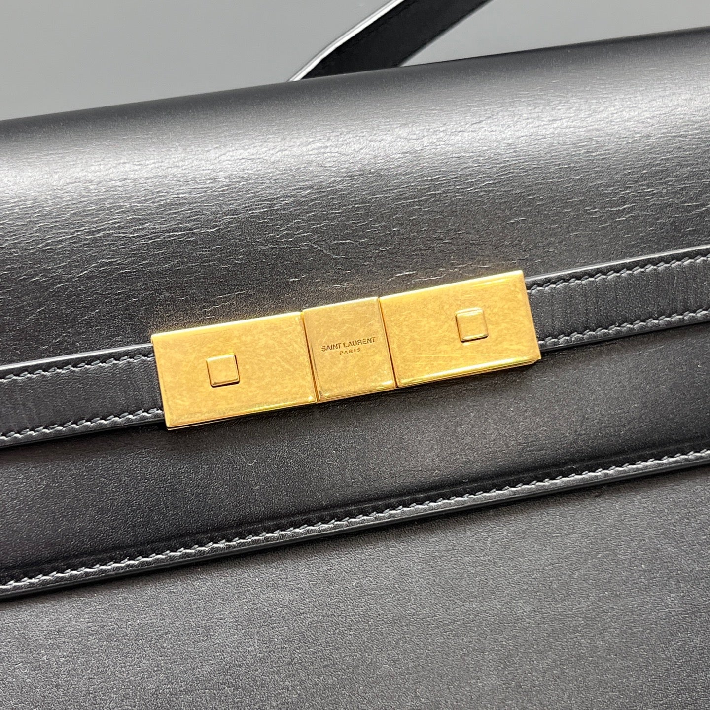 Saint Laurent - Manhattan - Smooth leather - Black - (medium)