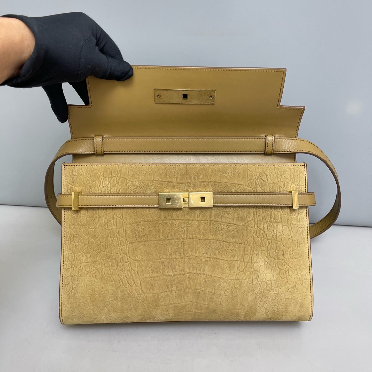 Saint Laurent - Manhattan - Suede - Yellow - (medium)