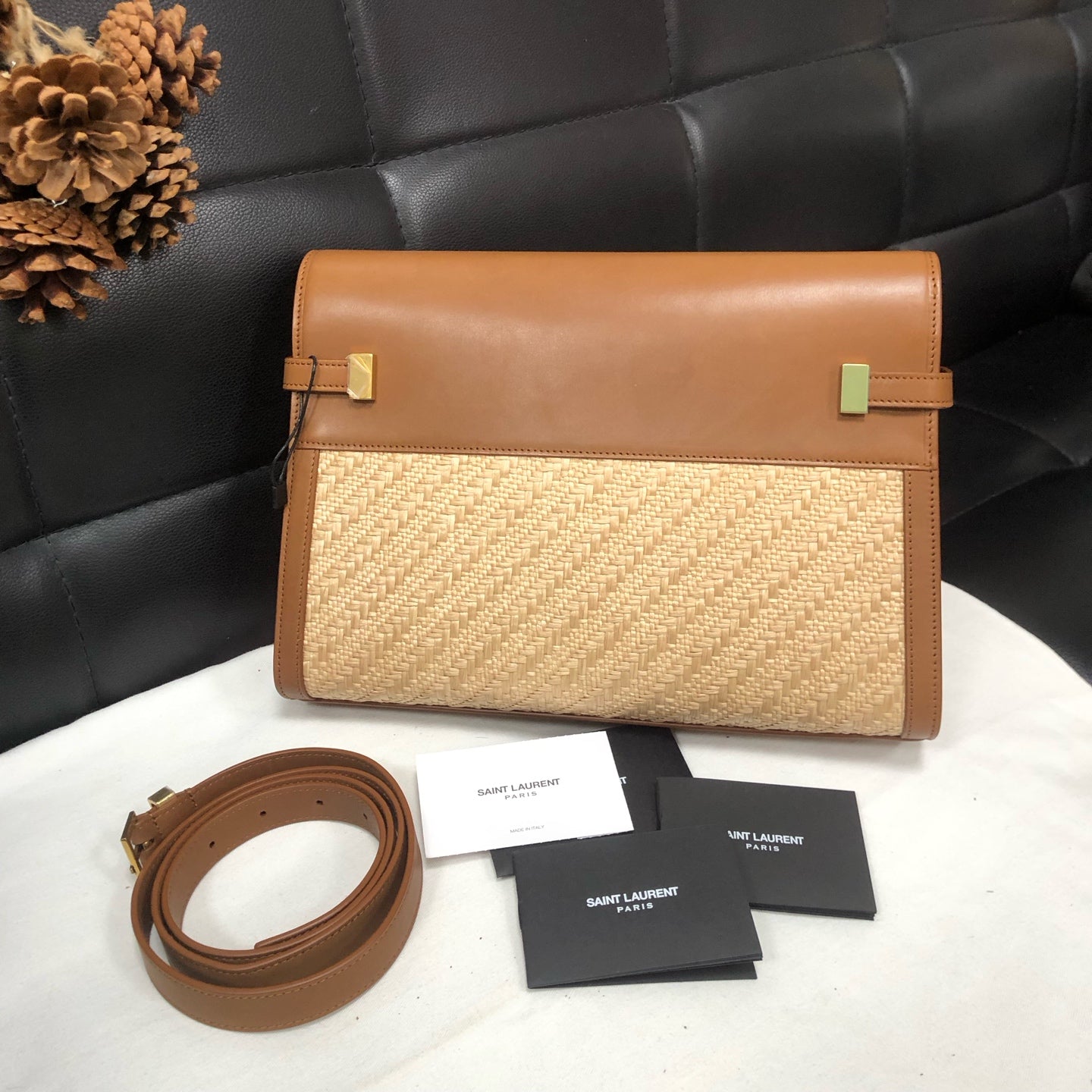 Saint Laurent - Manhattan - Wicker - Brown - (medium)