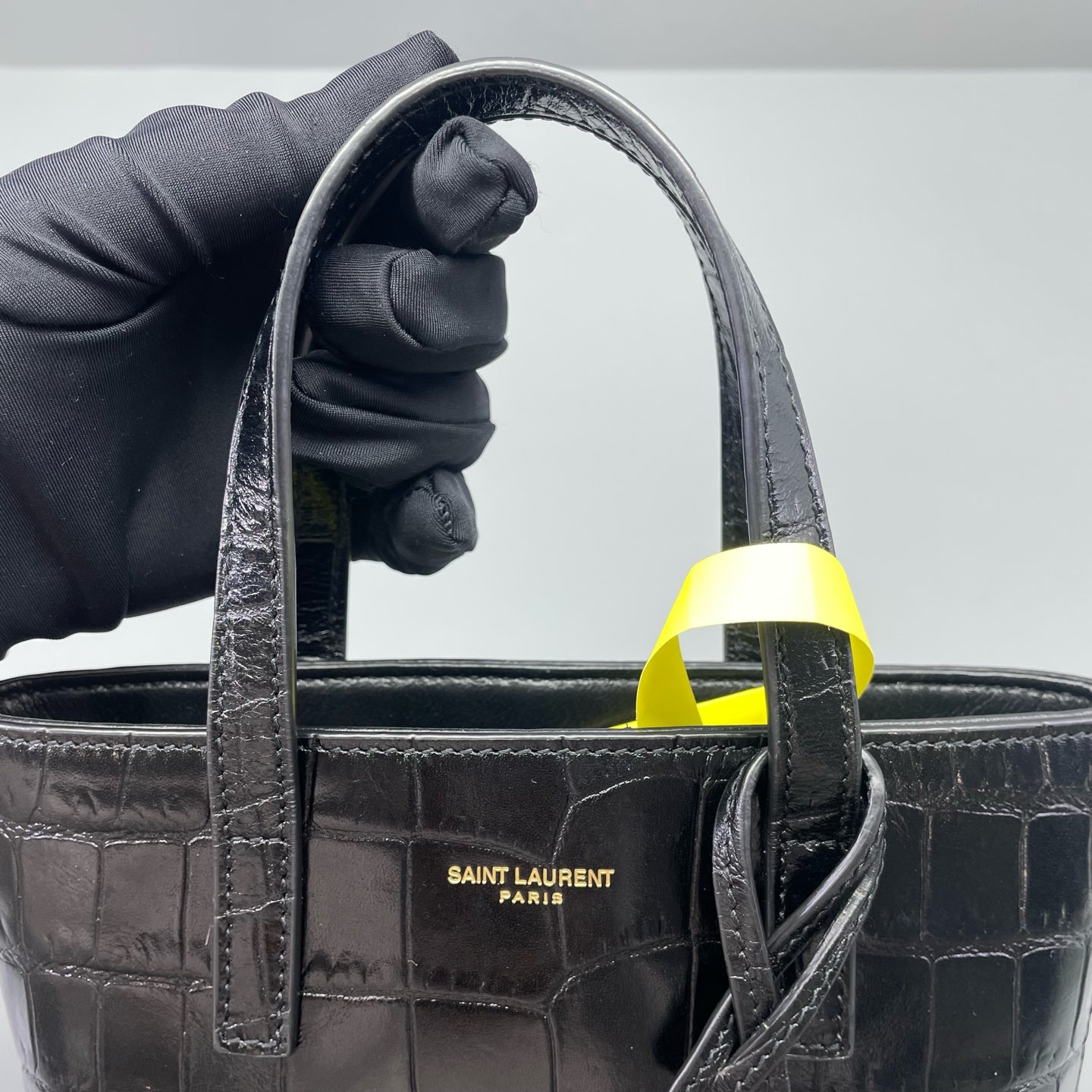 Saint Laurent - Mini Tote - Leather - Black - (mini)