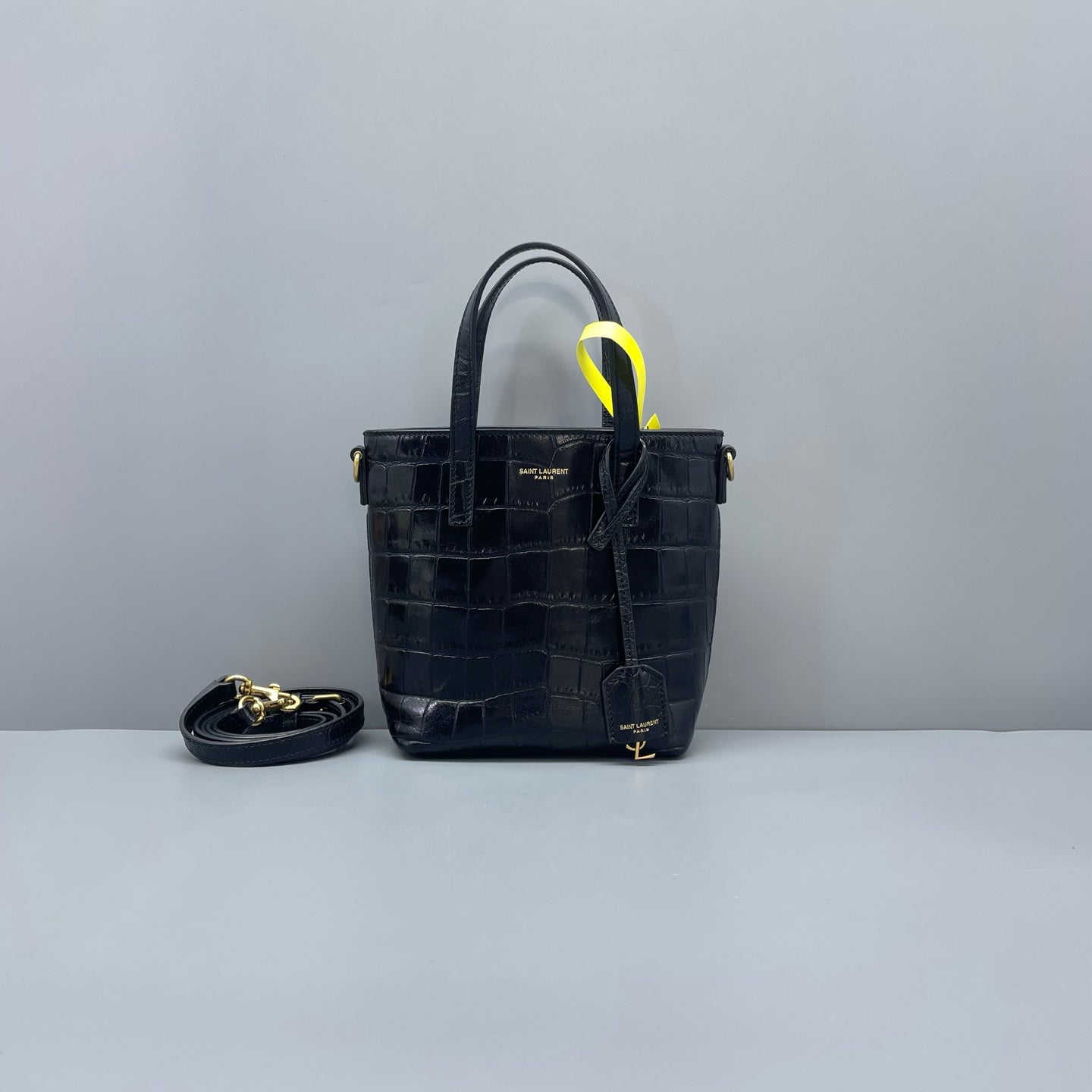 Saint Laurent - Mini Tote - Leather - Black - (mini)