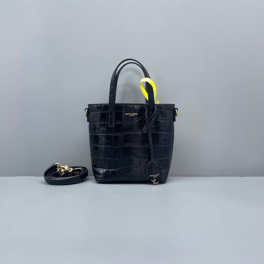 Saint Laurent - Mini Tote - Leather - Black - (mini)