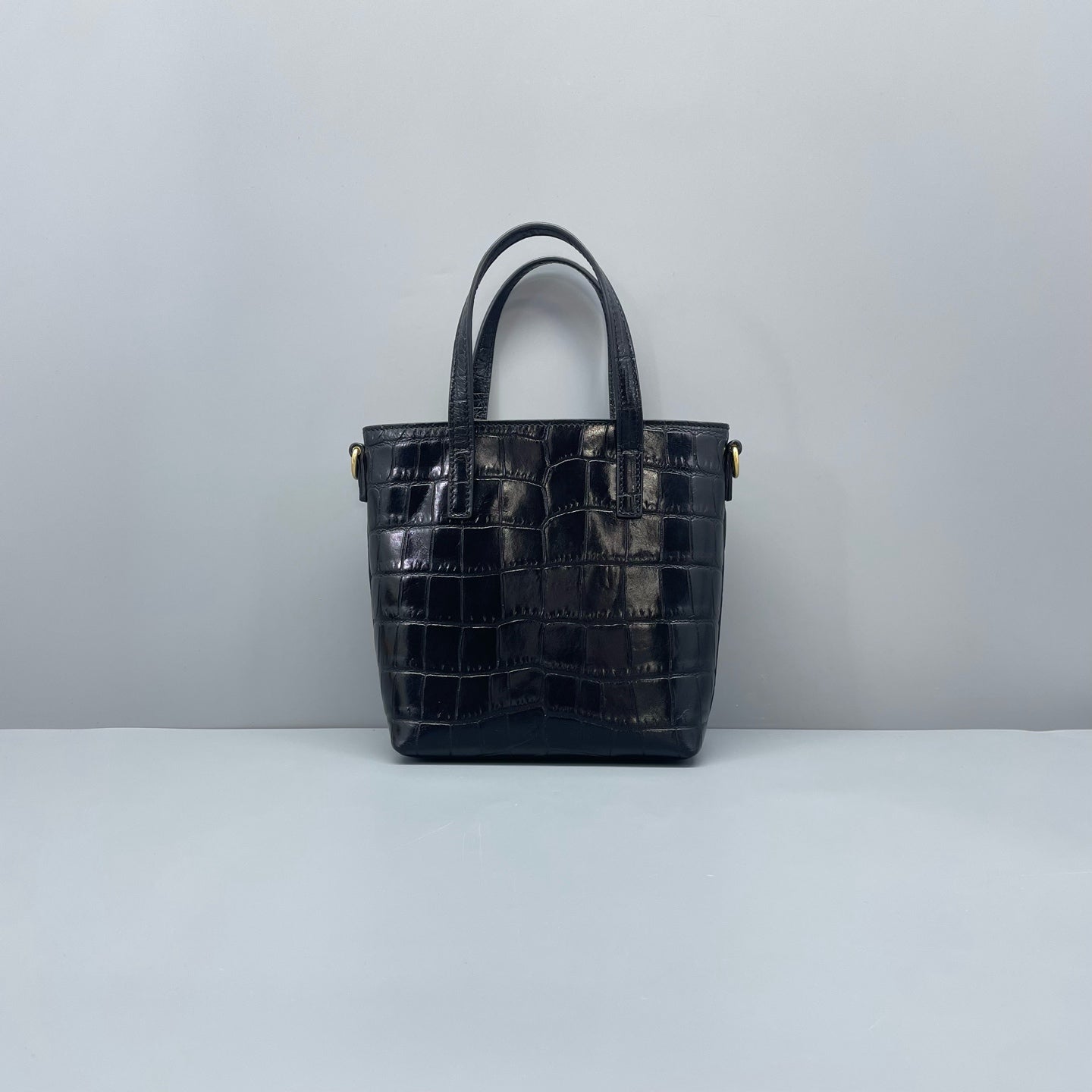 Saint Laurent - Mini Tote - Leather - Black - (mini)