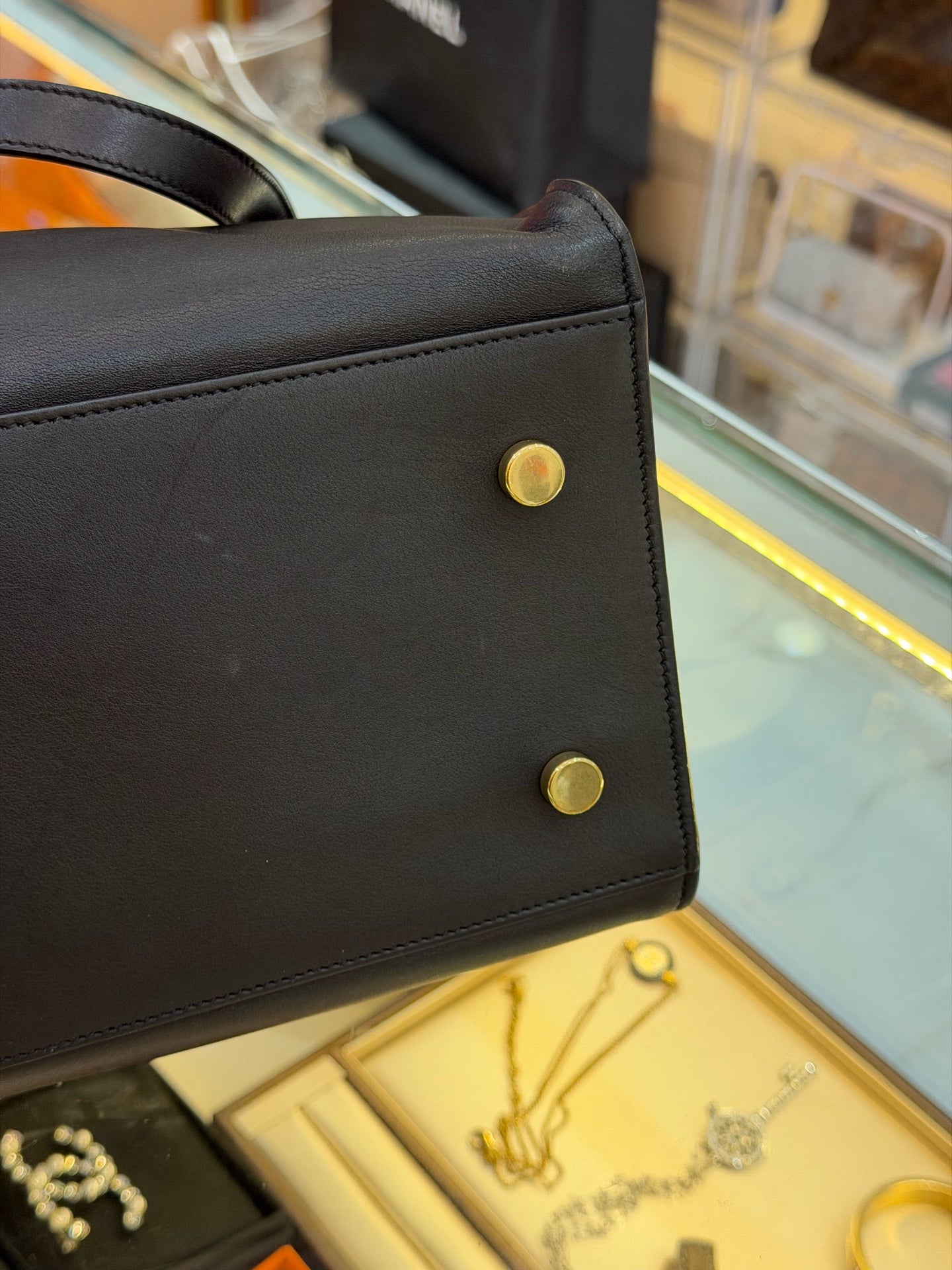 Saint Laurent - Monogram Cabas - Leather - Black - (medium)
