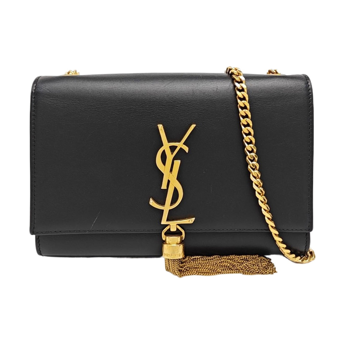 Saint Laurent - Monogram Kate Bag - Leather - Black - (mini)