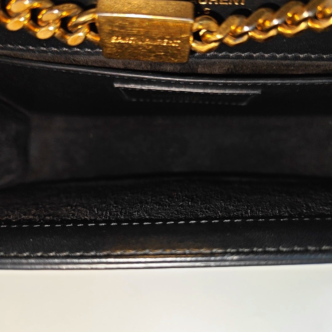 Saint Laurent - Monogram Kate Bag - Leather - Black - (mini)