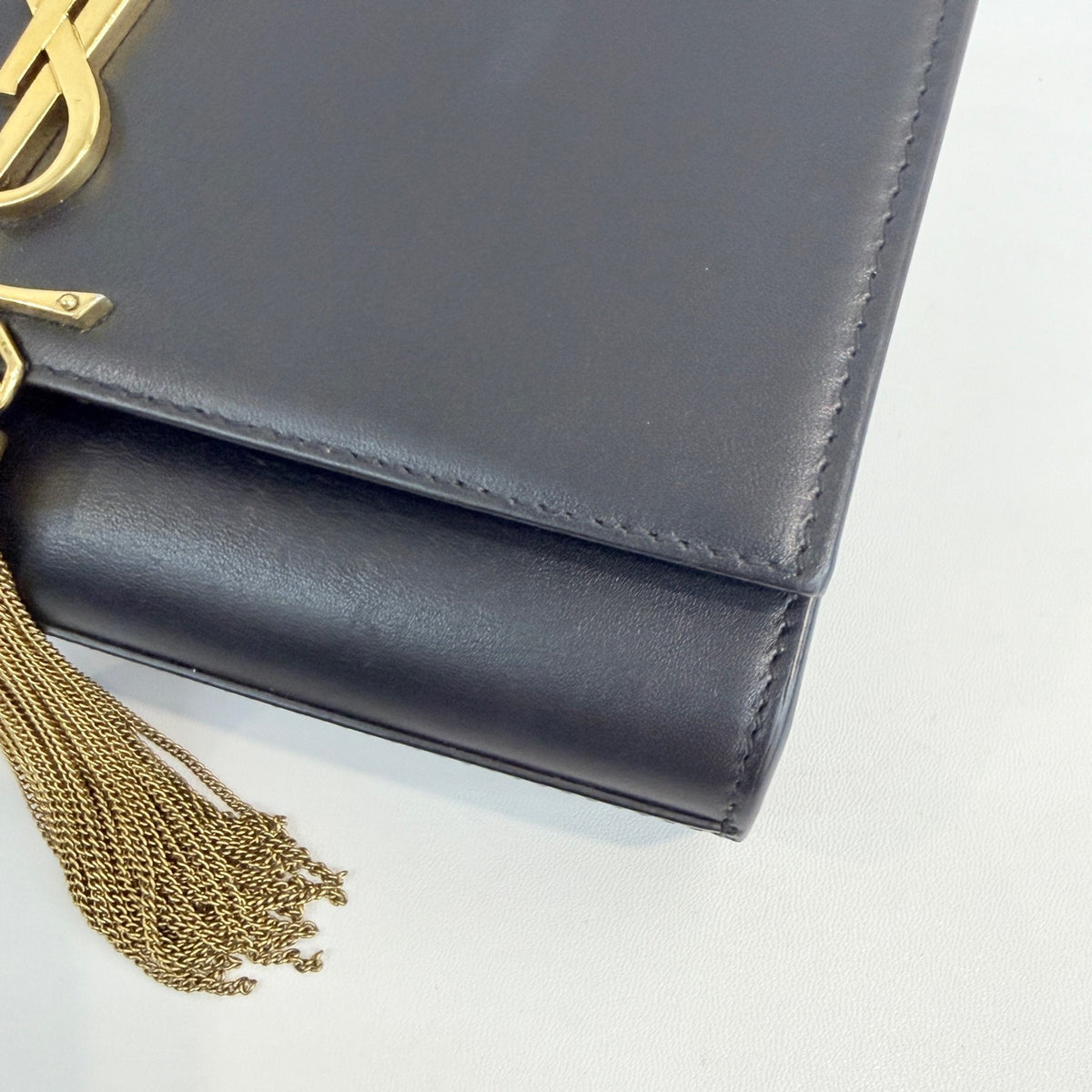 Saint Laurent - Monogram Kate Bag - Leather - Black - (mini)