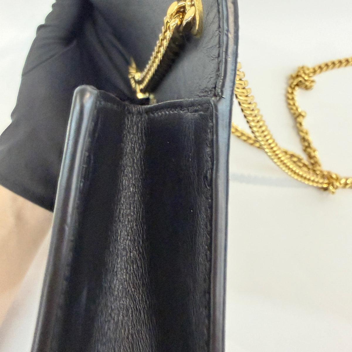 Saint Laurent - Monogram Kate Bag - Leather - Black - (mini)