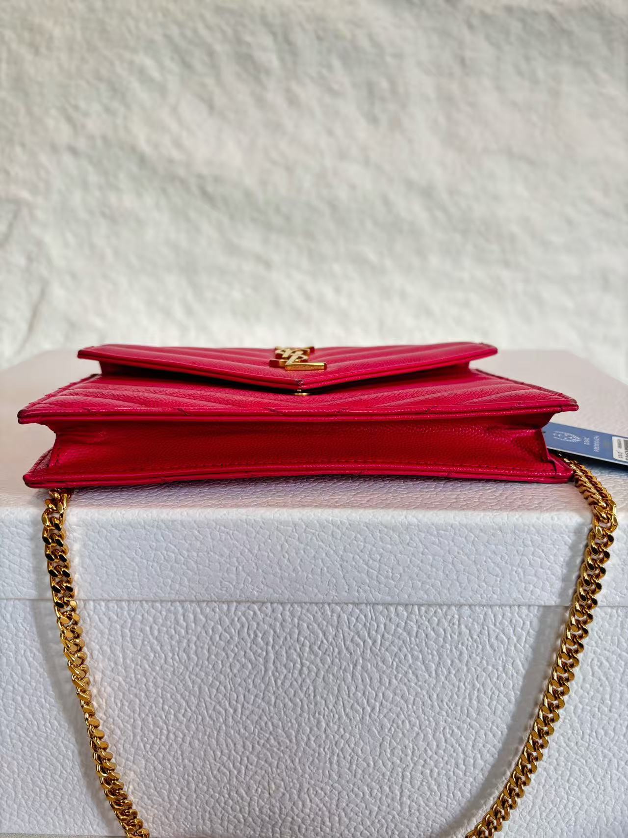 Saint Laurent - MONOGRAM Mini Bag - Cowhide leather - Pink - (mini)