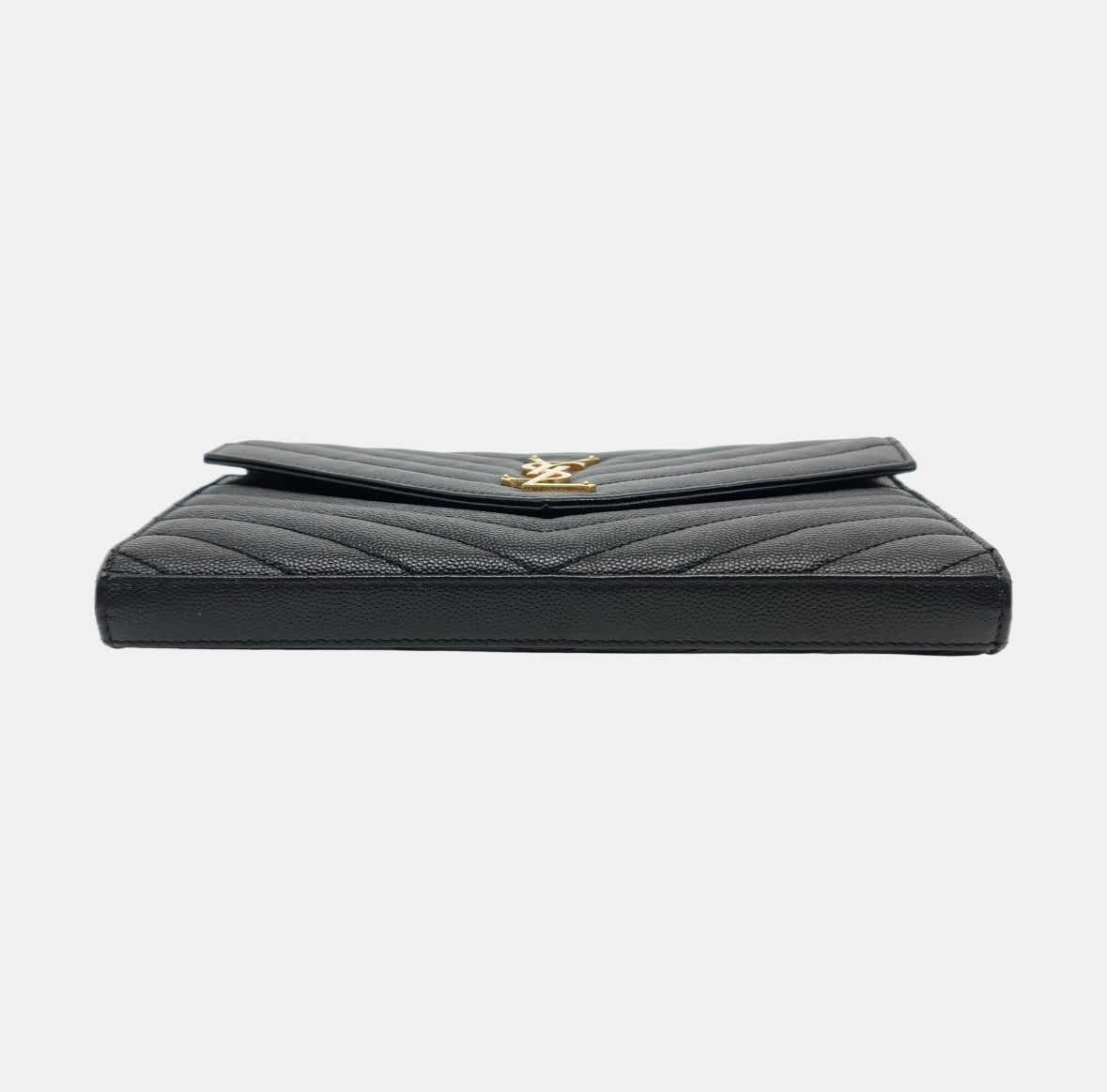 Saint Laurent - Monogram Wallet on Chain - Leather - Black - (mini)