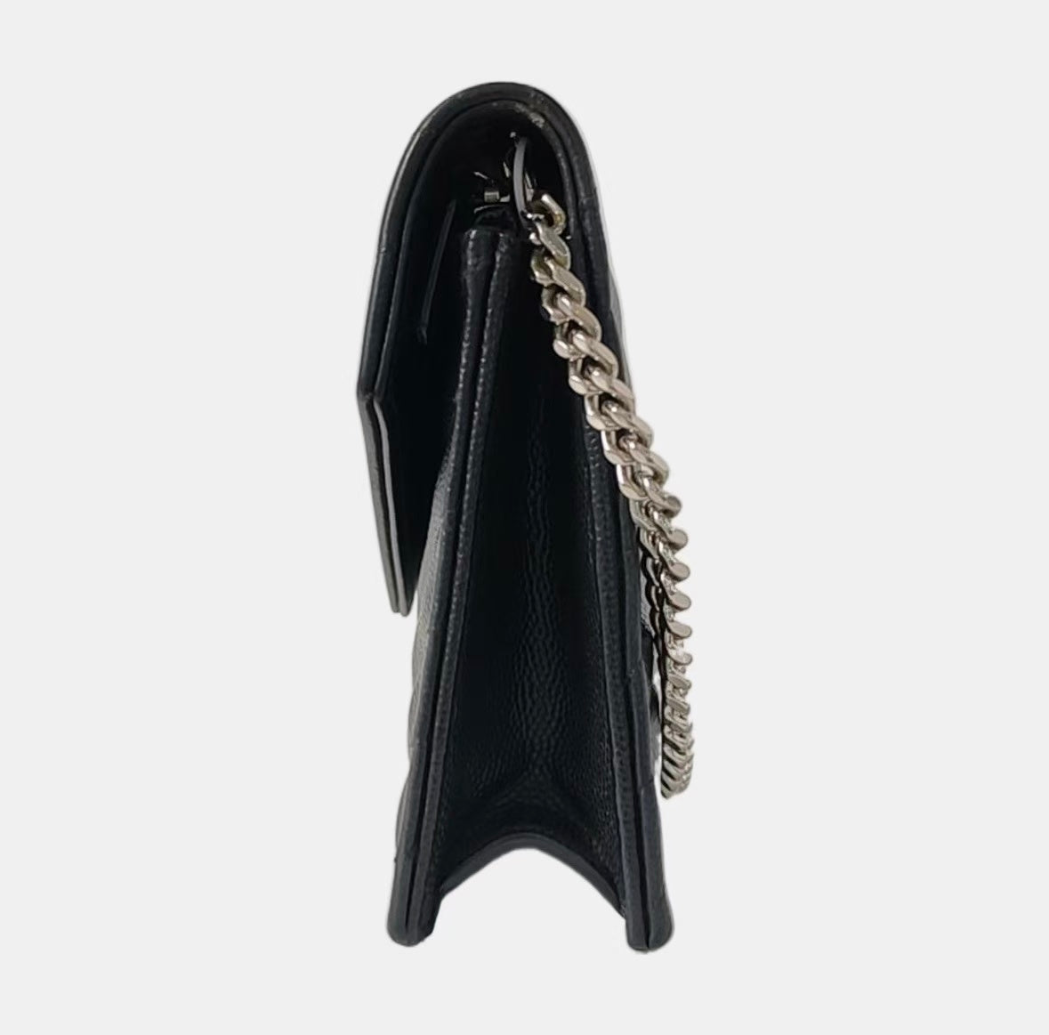 Saint Laurent - Monogram WOC - Cowhide leather - Black - (mini)