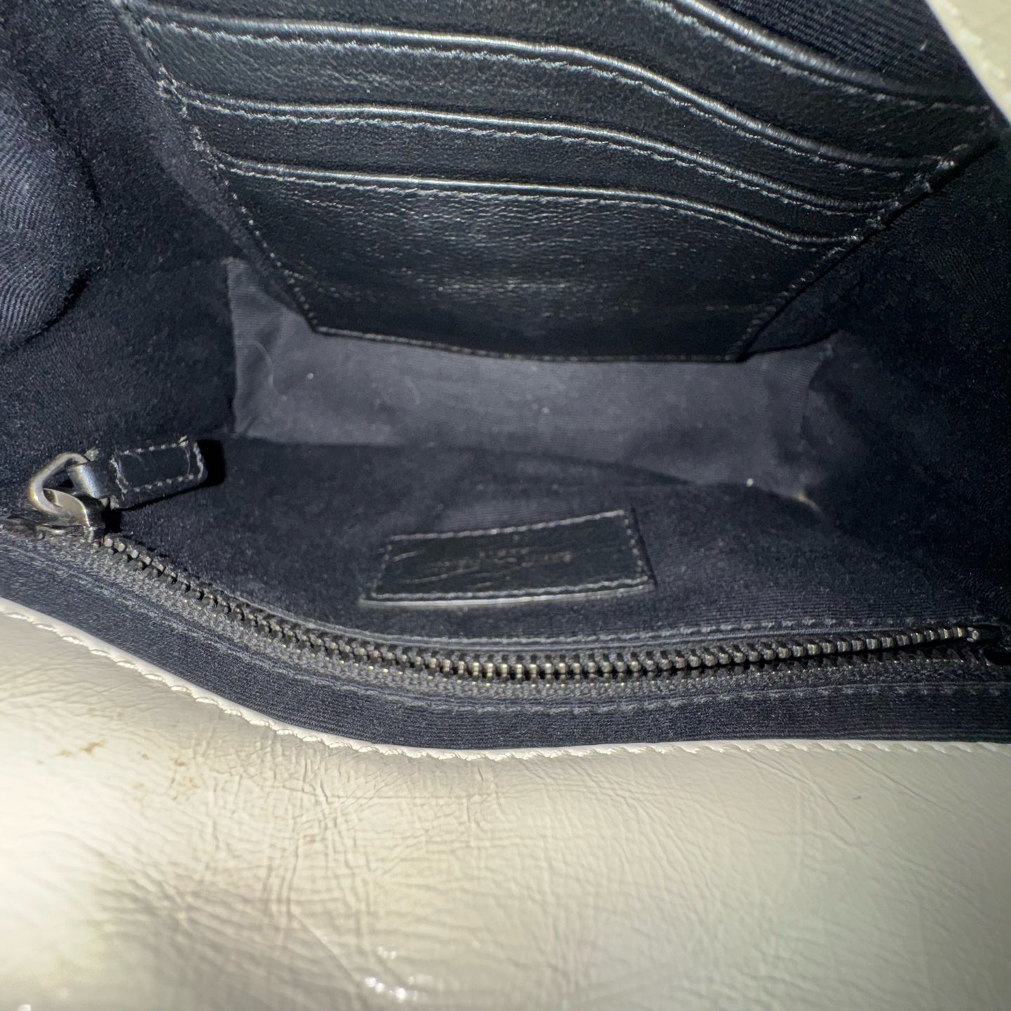 Saint Laurent Niki Leather Beige - view 10