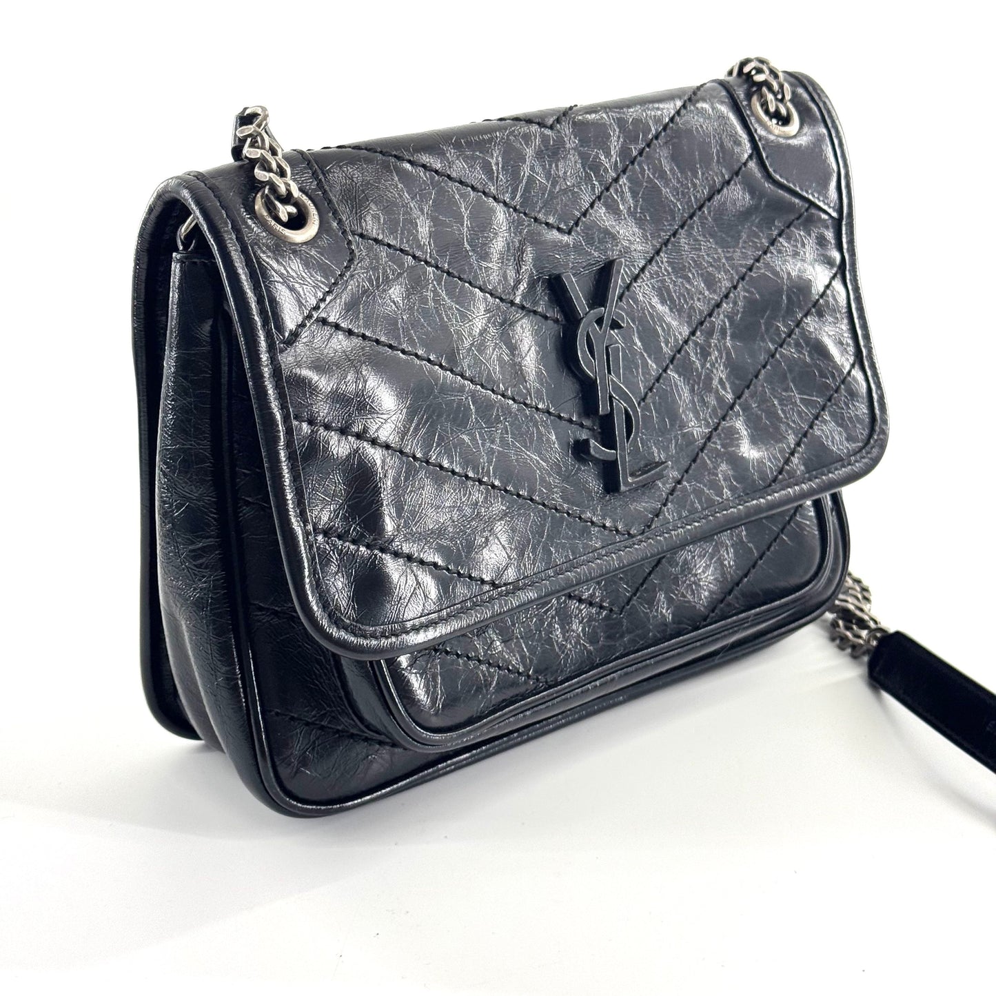 Saint Laurent - Niki - Leather - Black