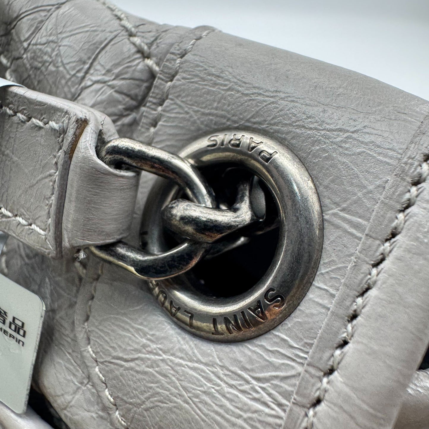 Saint Laurent niki Leather Grey - view 13