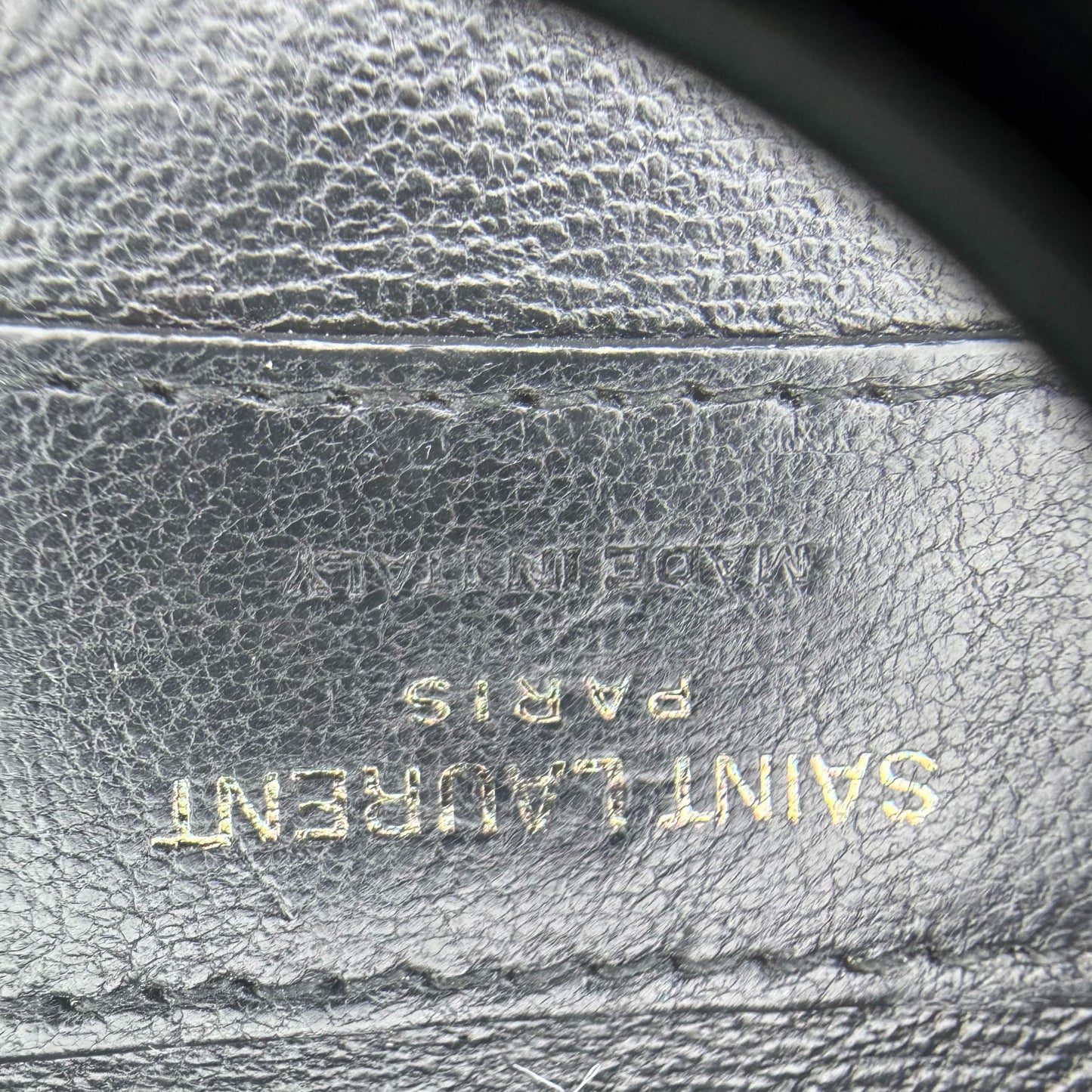Saint Laurent - Niki - Leather - Black