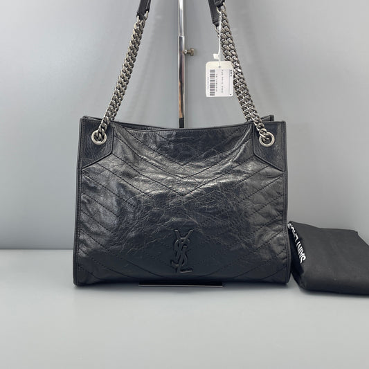 Saint Laurent - Niki - Leather - Black