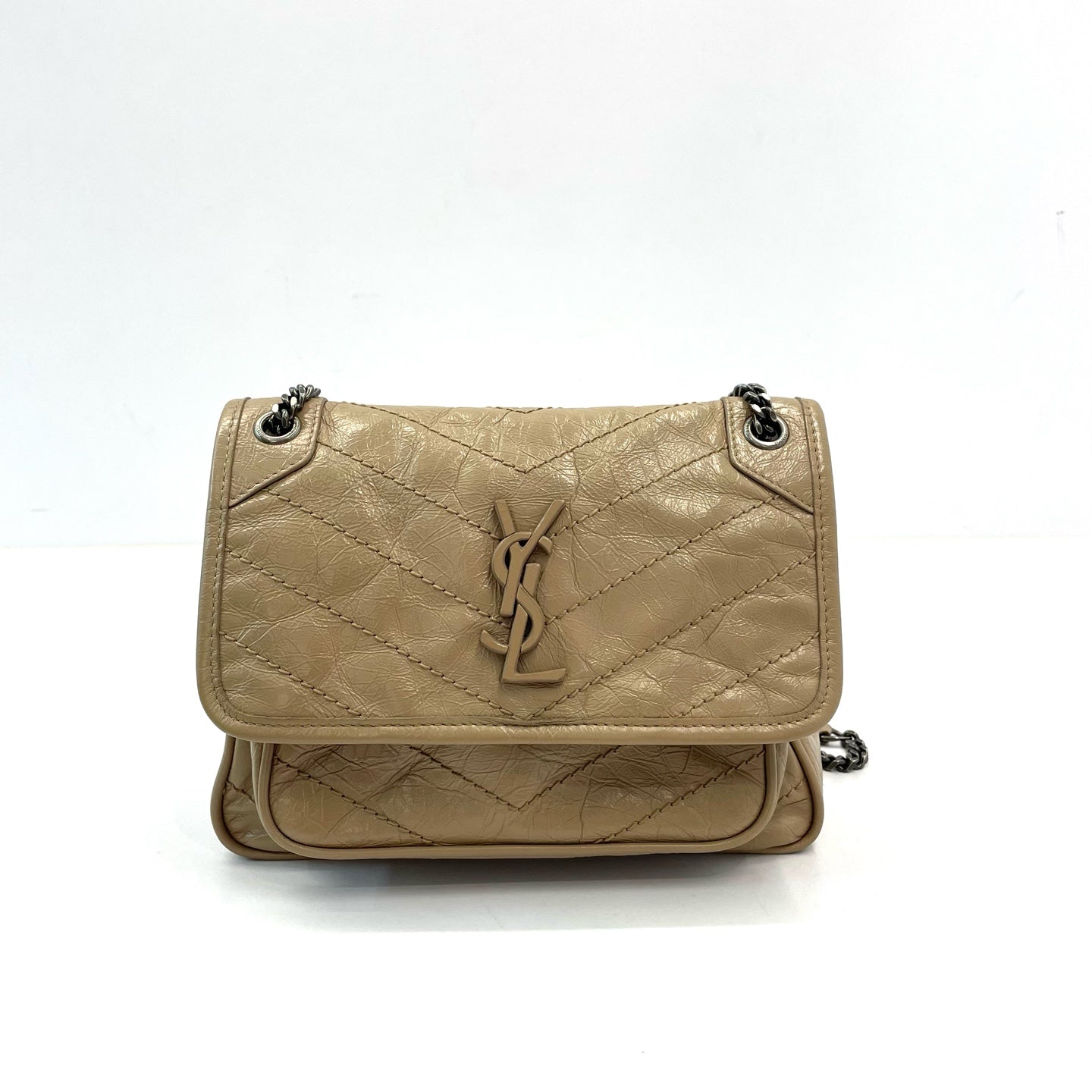Saint Laurent - Niki - Leather - Beige