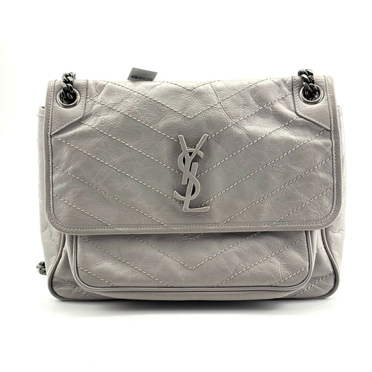 Saint Laurent niki Leather Grey - view 1
