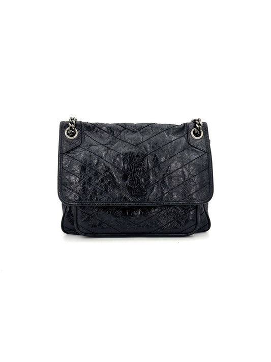 Saint Laurent - Niki - Leather - Black