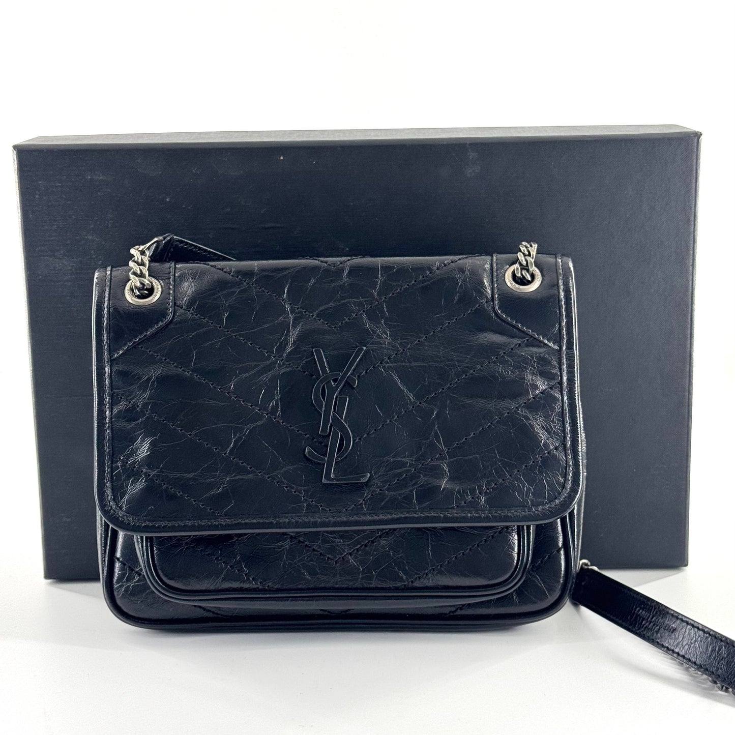 Saint Laurent - Niki - Leather - Black