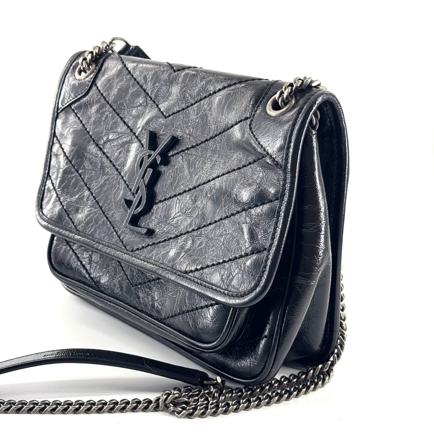 Saint Laurent - Niki - Leather - Black