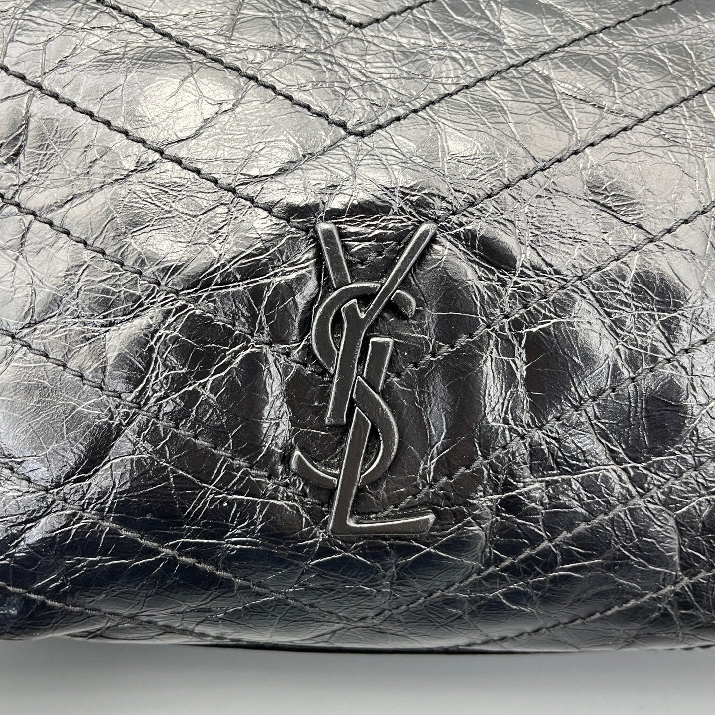 Saint Laurent - Niki - Leather - Black