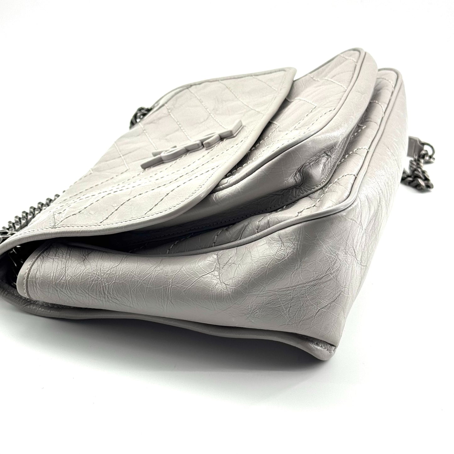 Saint Laurent niki Leather Grey - view 3
