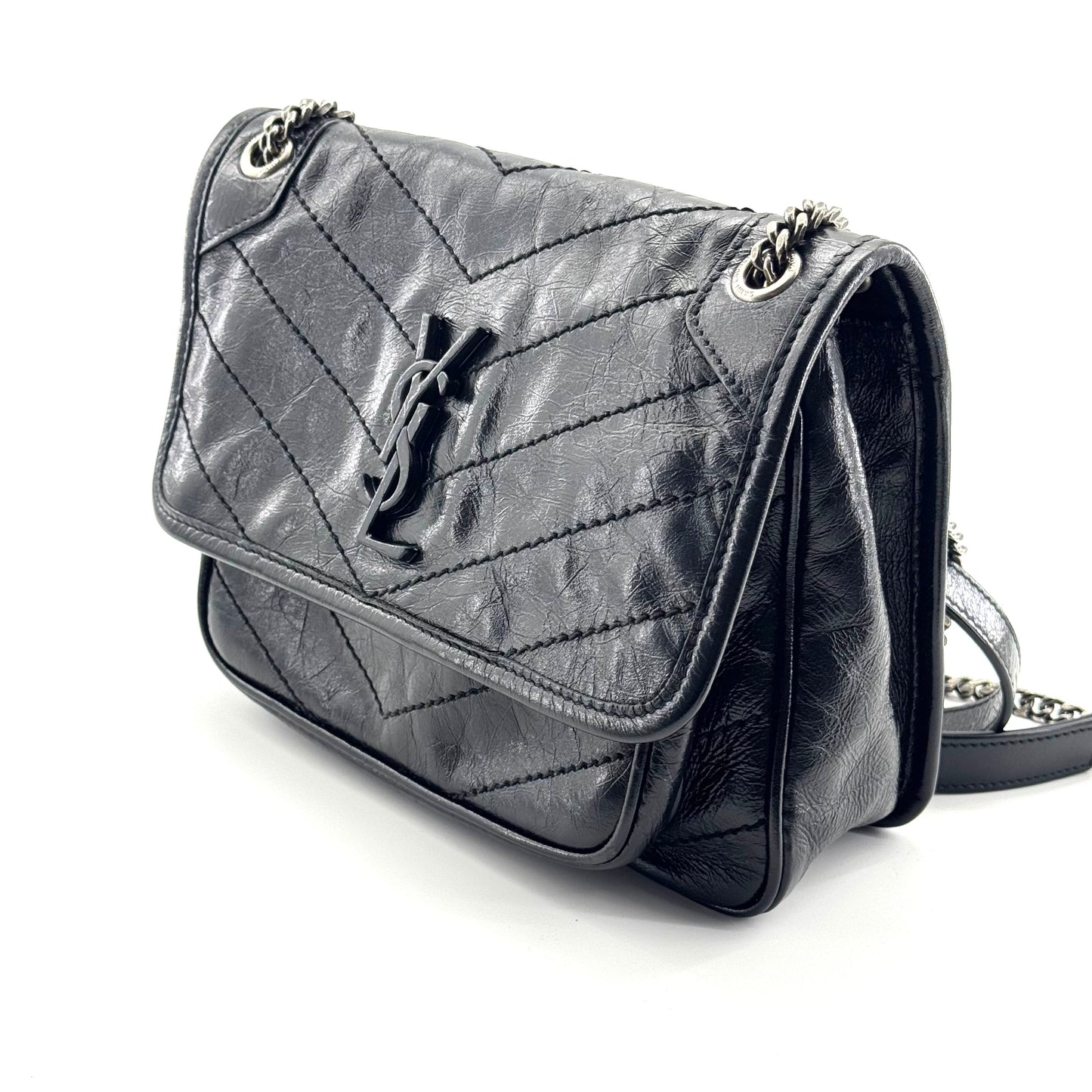 Saint Laurent Niki Leather Black - view 4