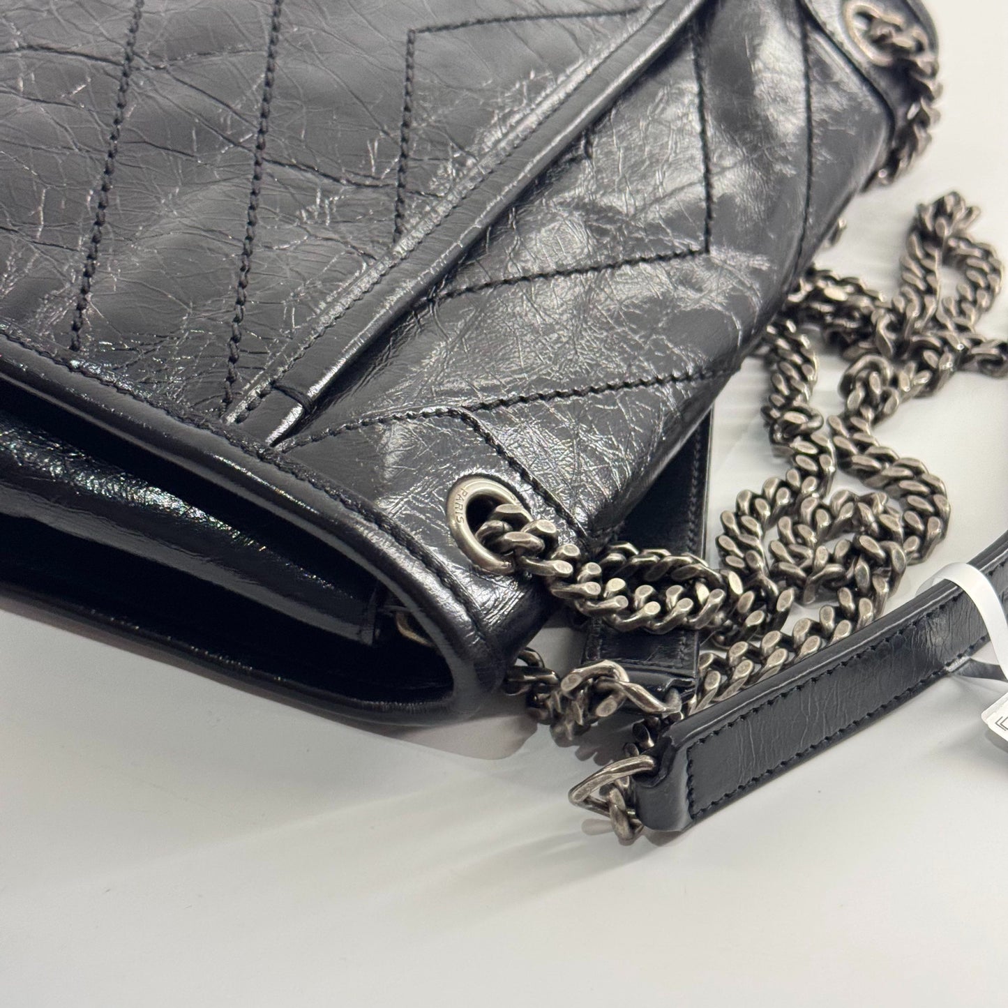 Saint Laurent - Niki - Leather - Black