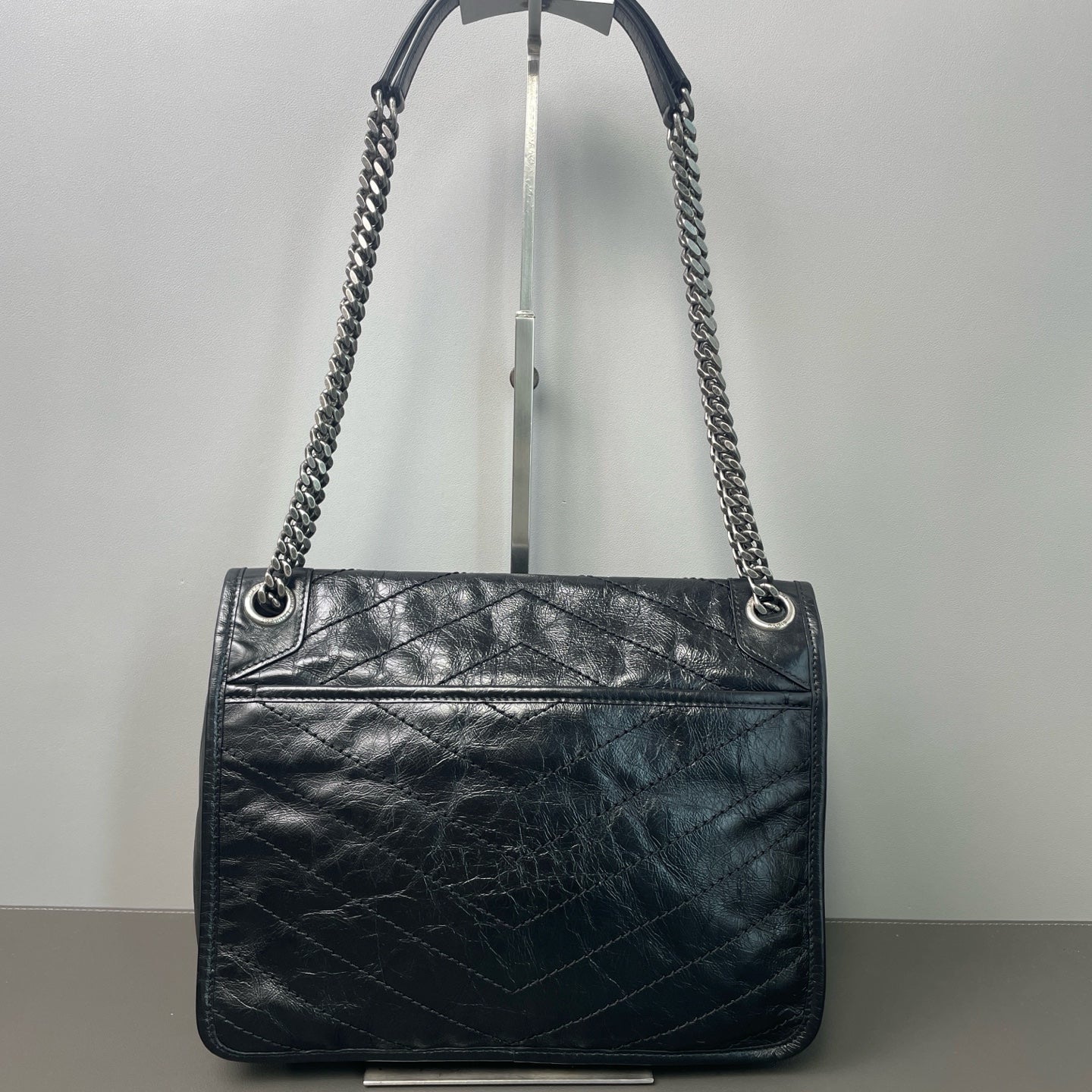 Saint Laurent Niki Calfskin leather Black - view 4