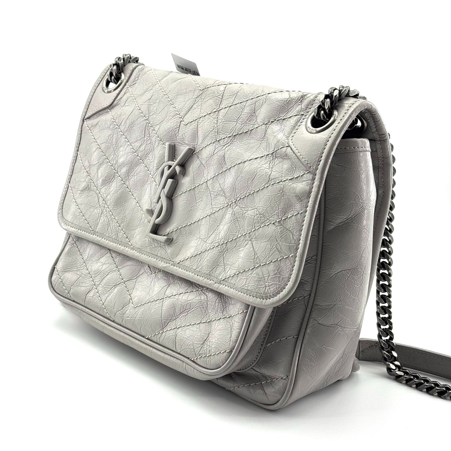 Saint Laurent niki Leather Grey - view 5