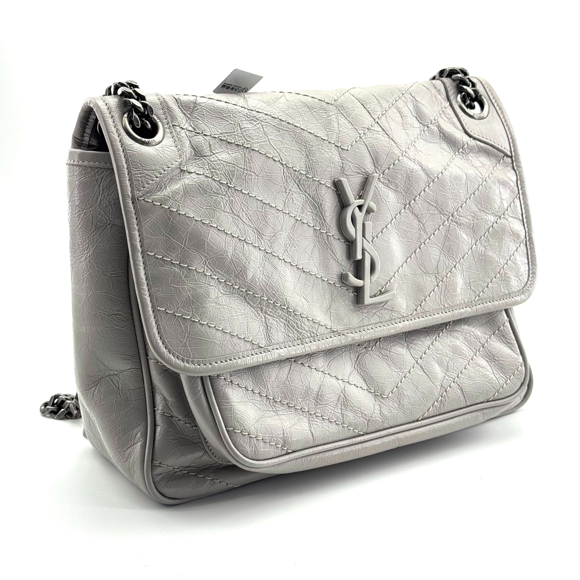 Saint Laurent niki Leather Grey - view 6