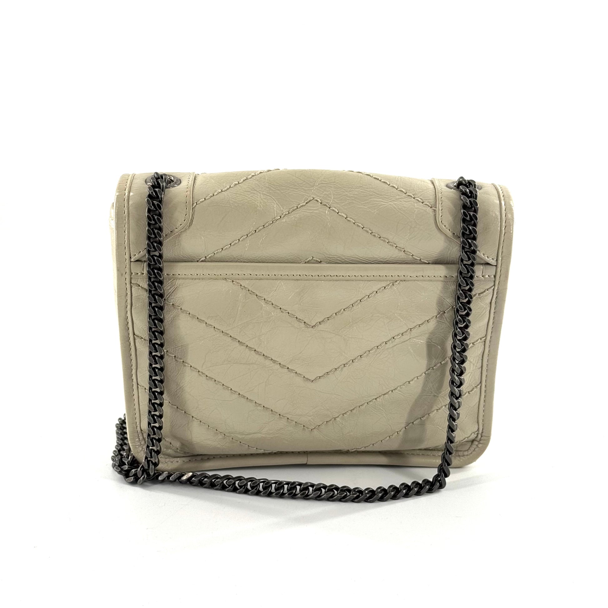 Saint Laurent Niki Leather Beige - view 6