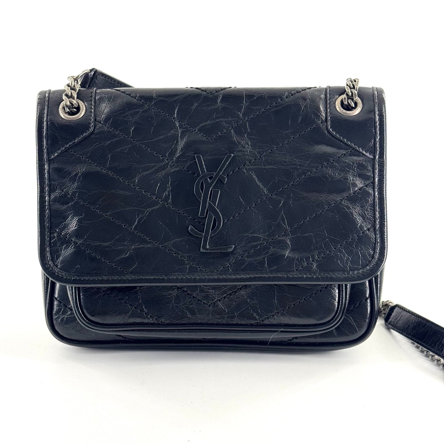Saint Laurent - Niki - Leather - Black