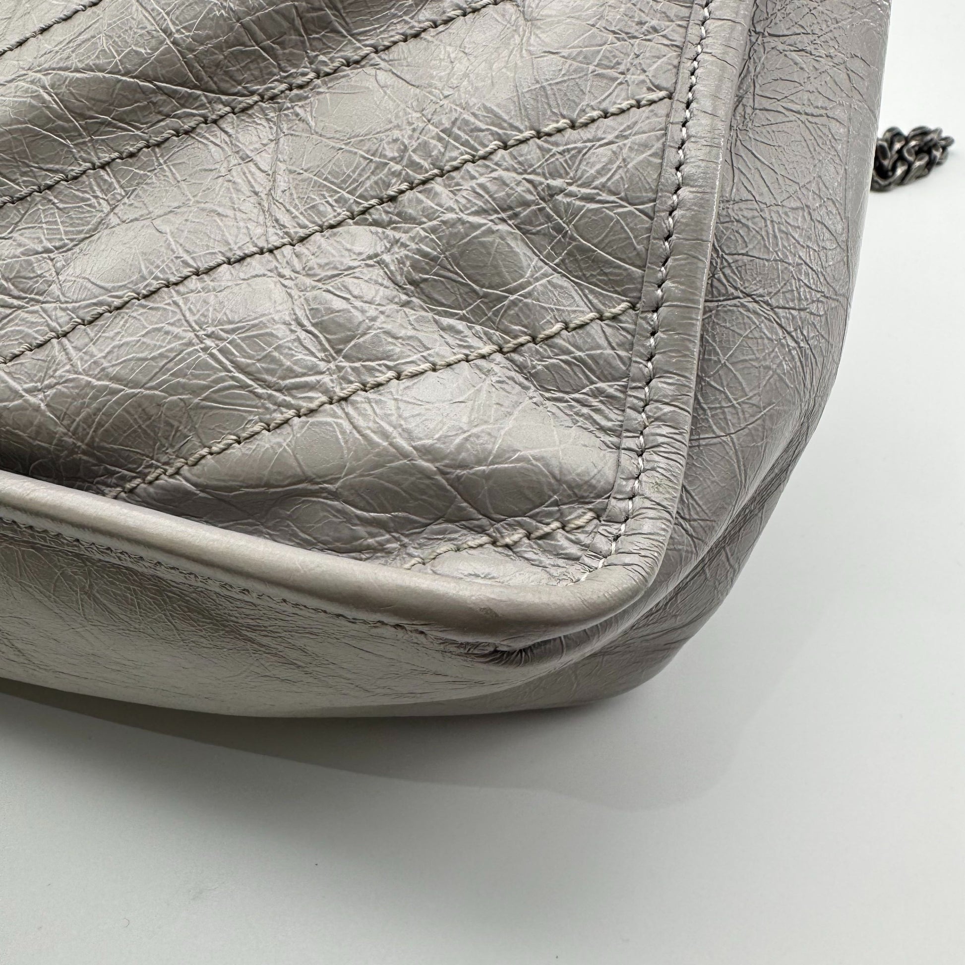 Saint Laurent niki Leather Grey - view 8