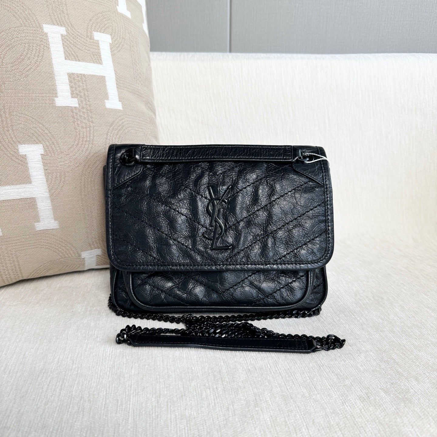 Saint Laurent - Niki Baby - Leather - Black - (mini)