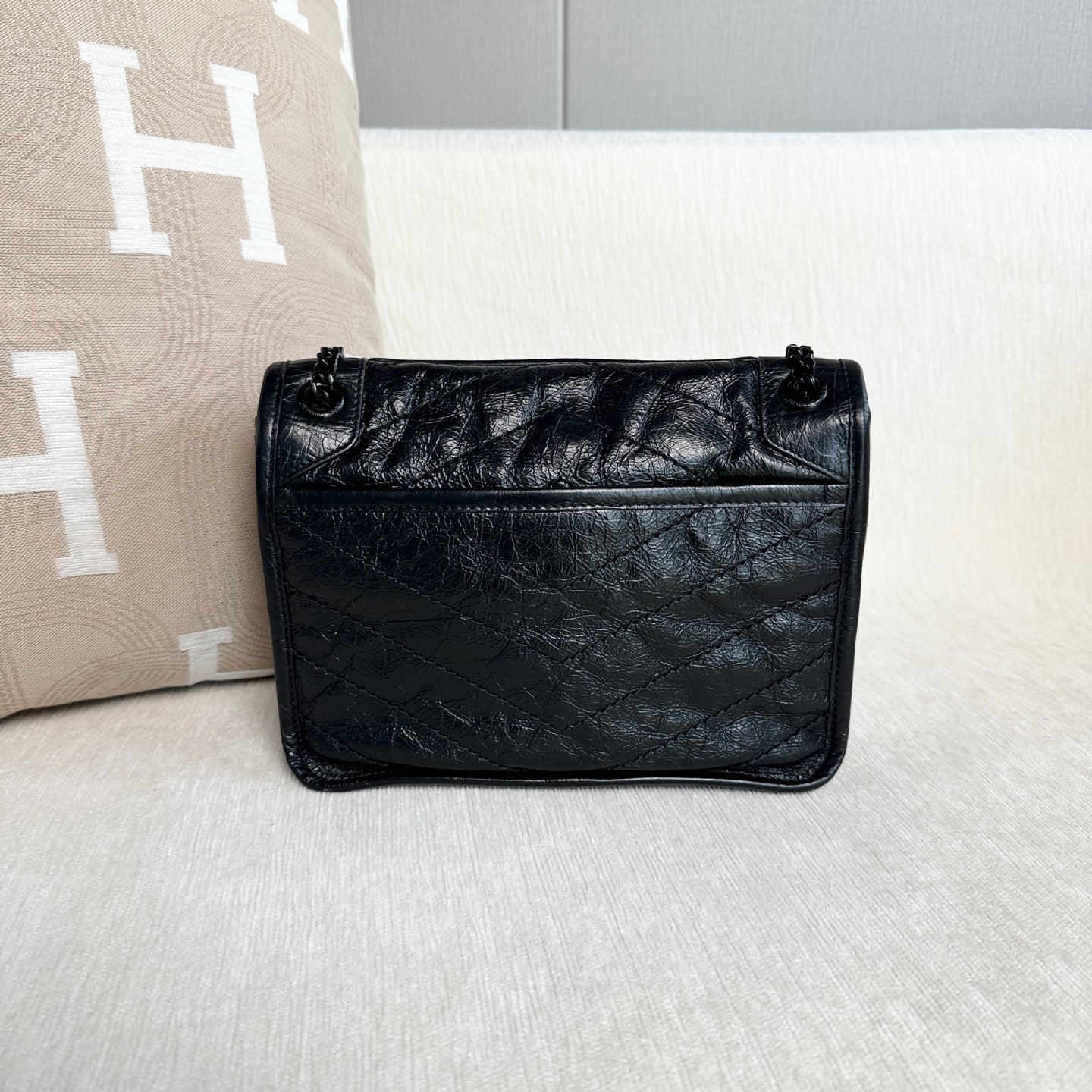 Saint Laurent - Niki Baby - Leather - Black - (mini)