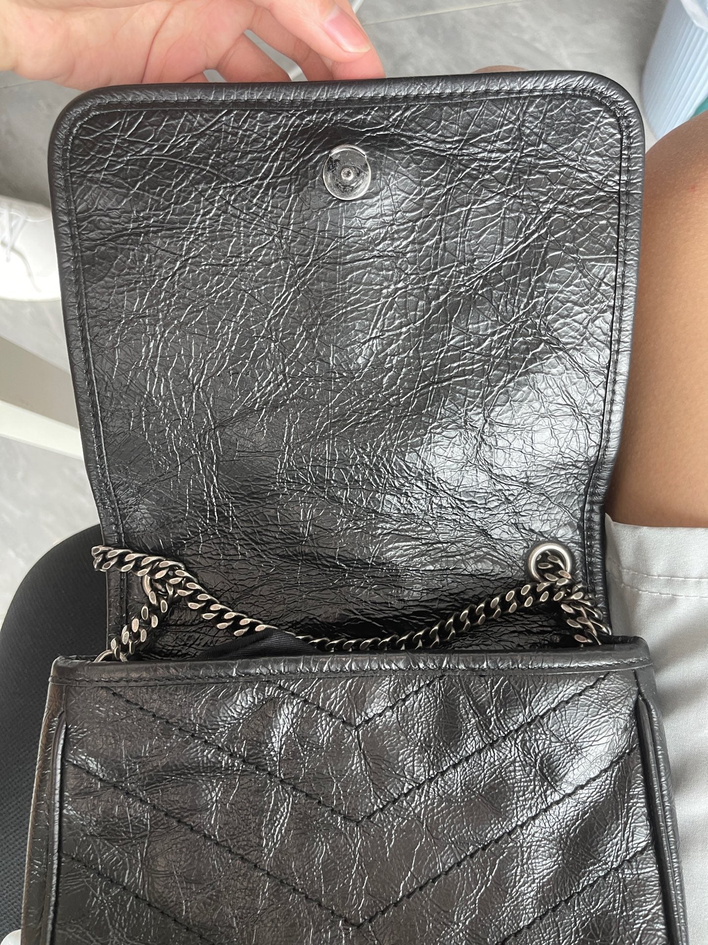 Saint Laurent - Niki Baby - Leather - Black - (mini)
