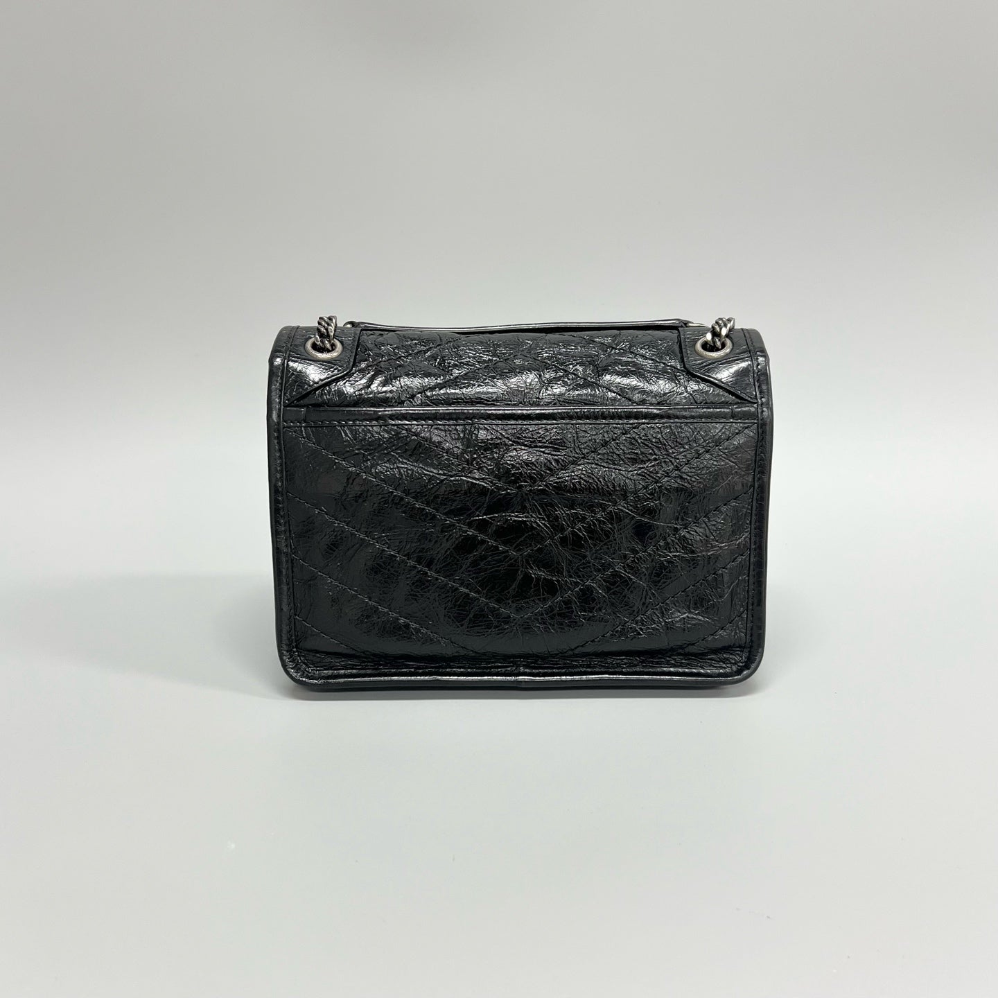 Saint Laurent - Niki Baby - Patent leather - Black - (Small)