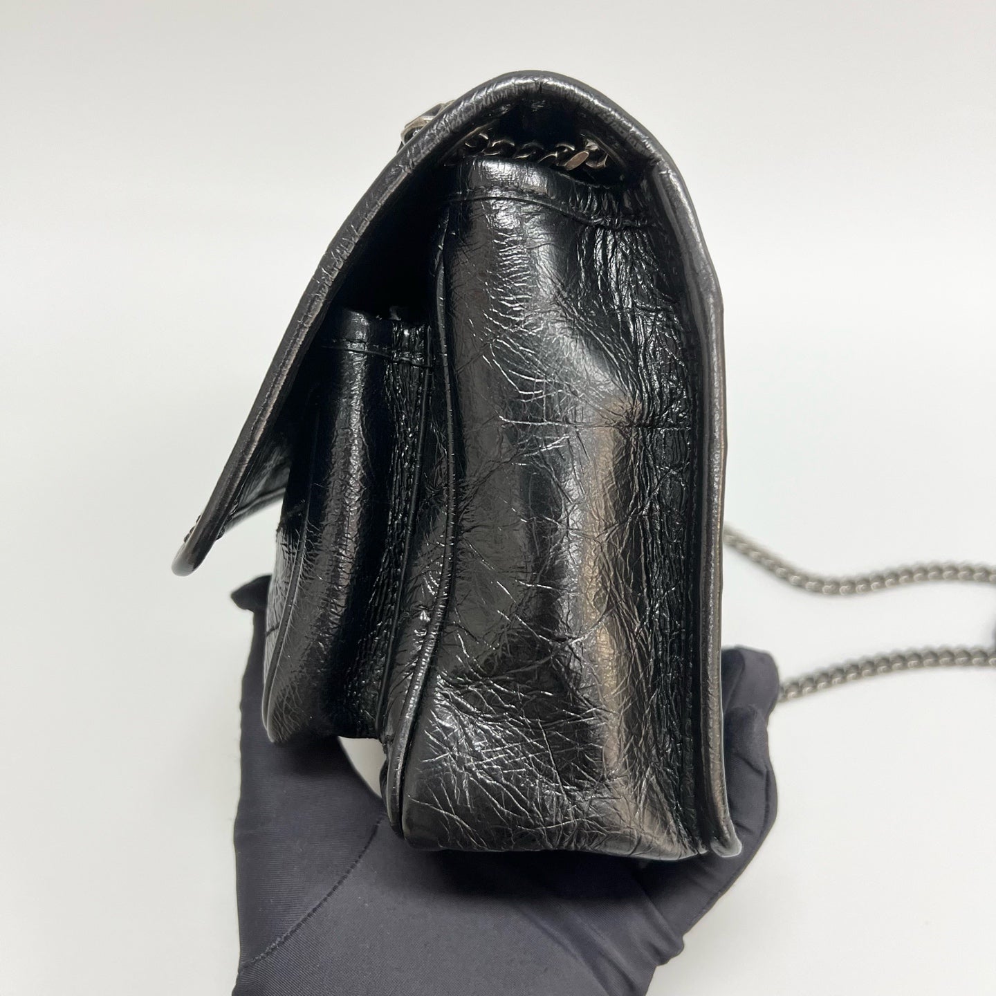 Saint Laurent - Niki Baby - Patent leather - Black - (Small)