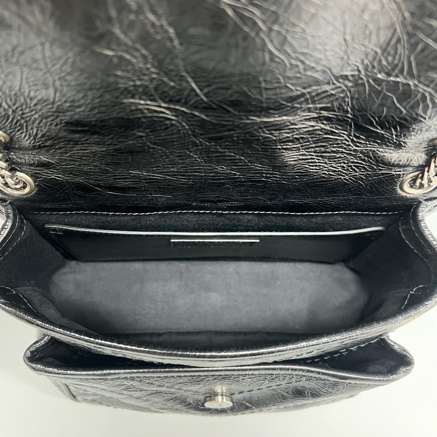 Saint Laurent - Niki Baby - Patent leather - Black - (Small)