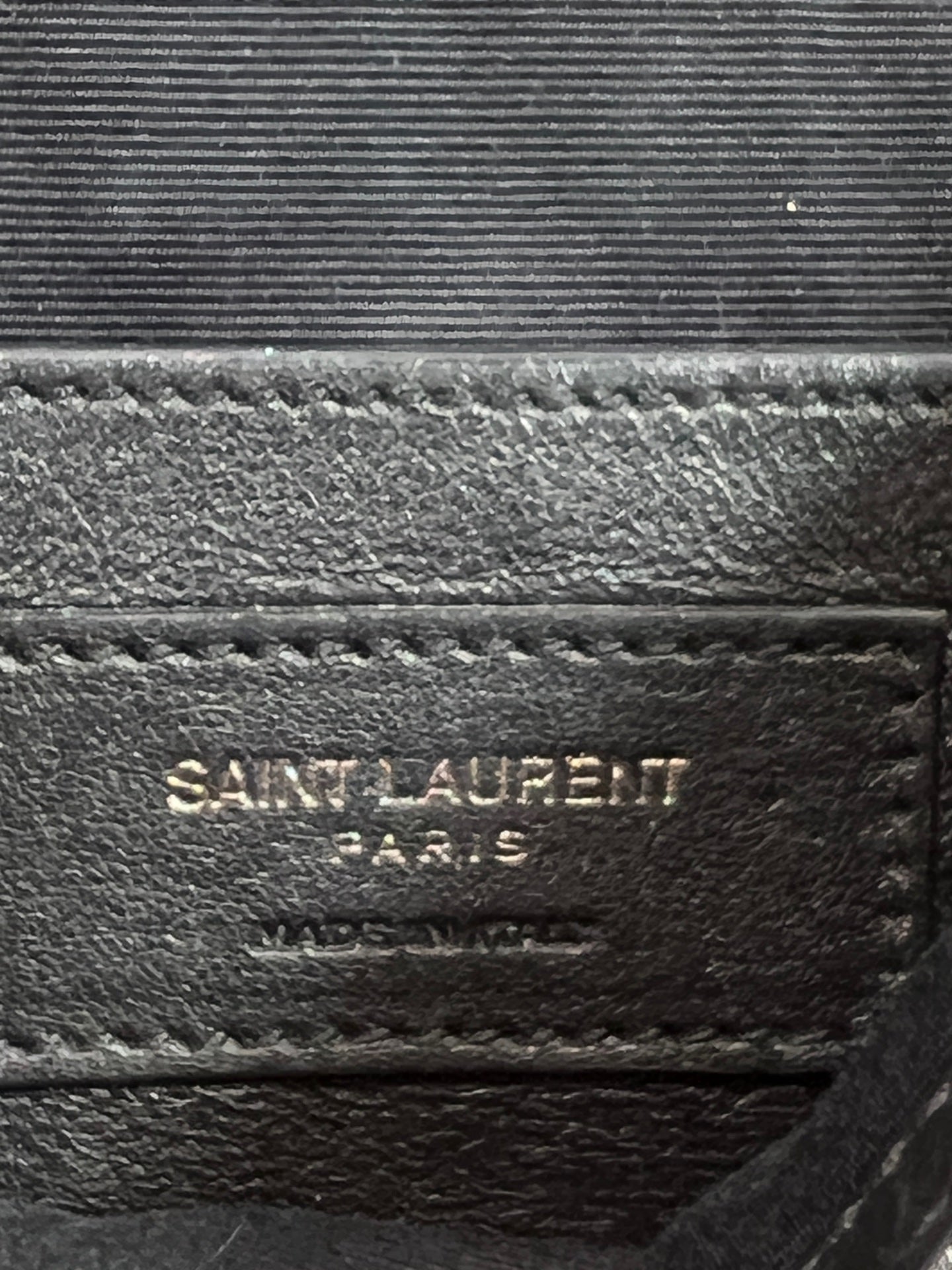 Saint Laurent - Niki - Calfskin - Black - (small)
