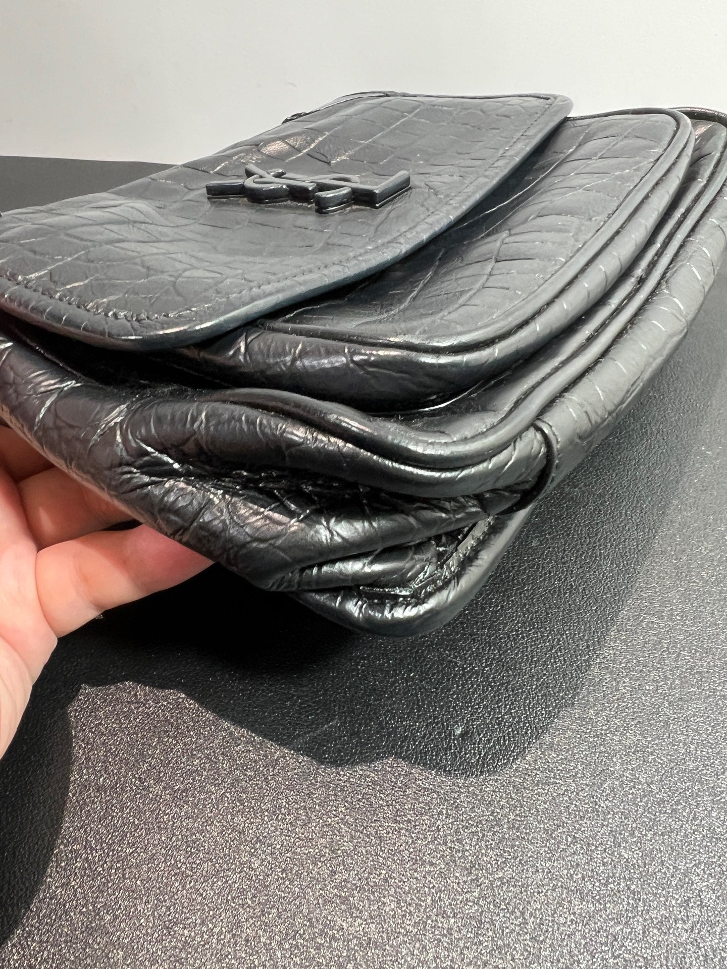 Saint Laurent - Niki - Calfskin - Black - (small)