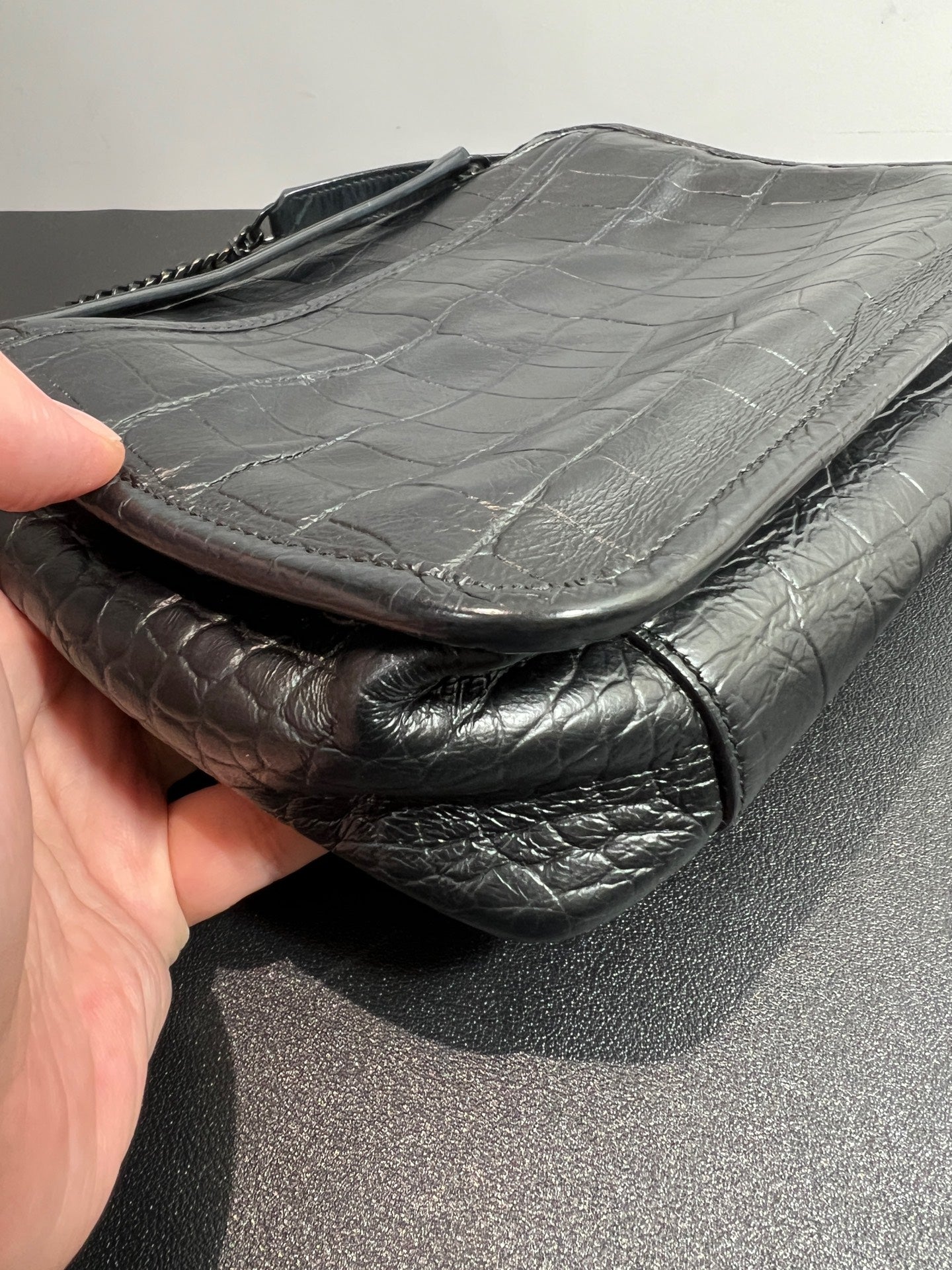Saint Laurent - Niki - Calfskin - Black - (small)
