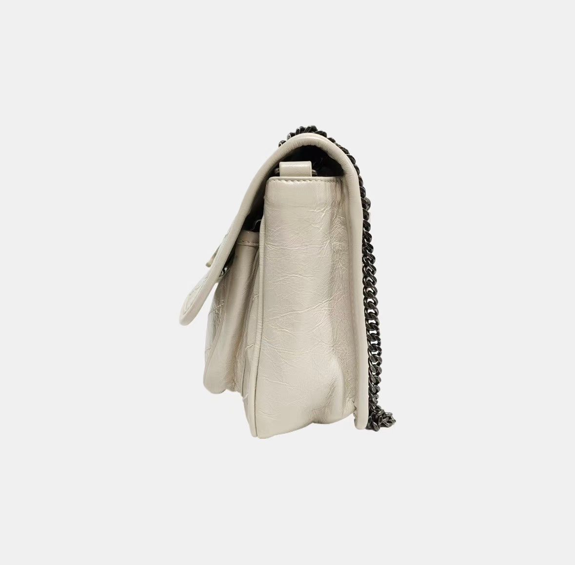 Saint Laurent - Niki - Cowhide leather - White - (Small)