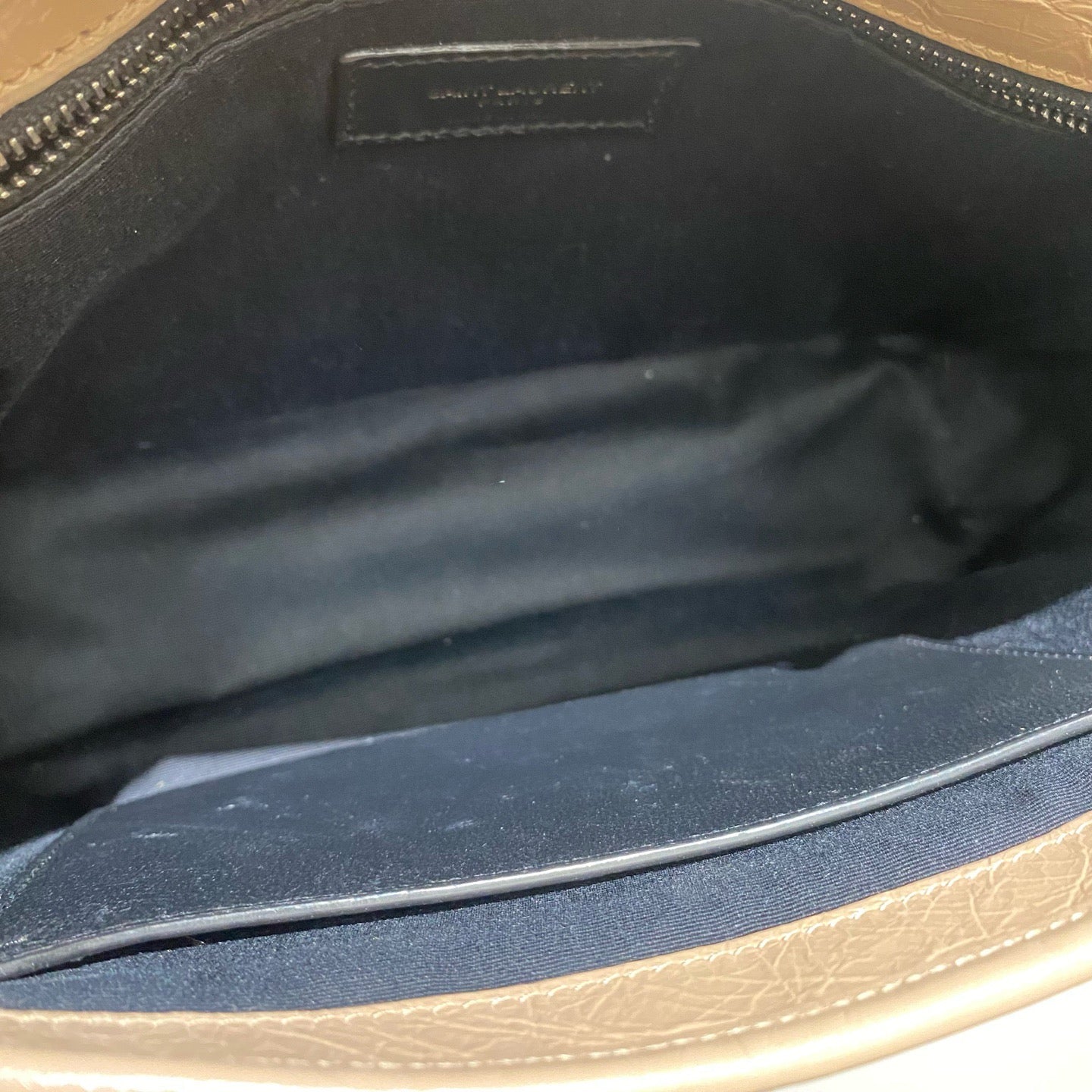 Saint Laurent - Niki - Crinkled vintage leather - Beige - (Medium)