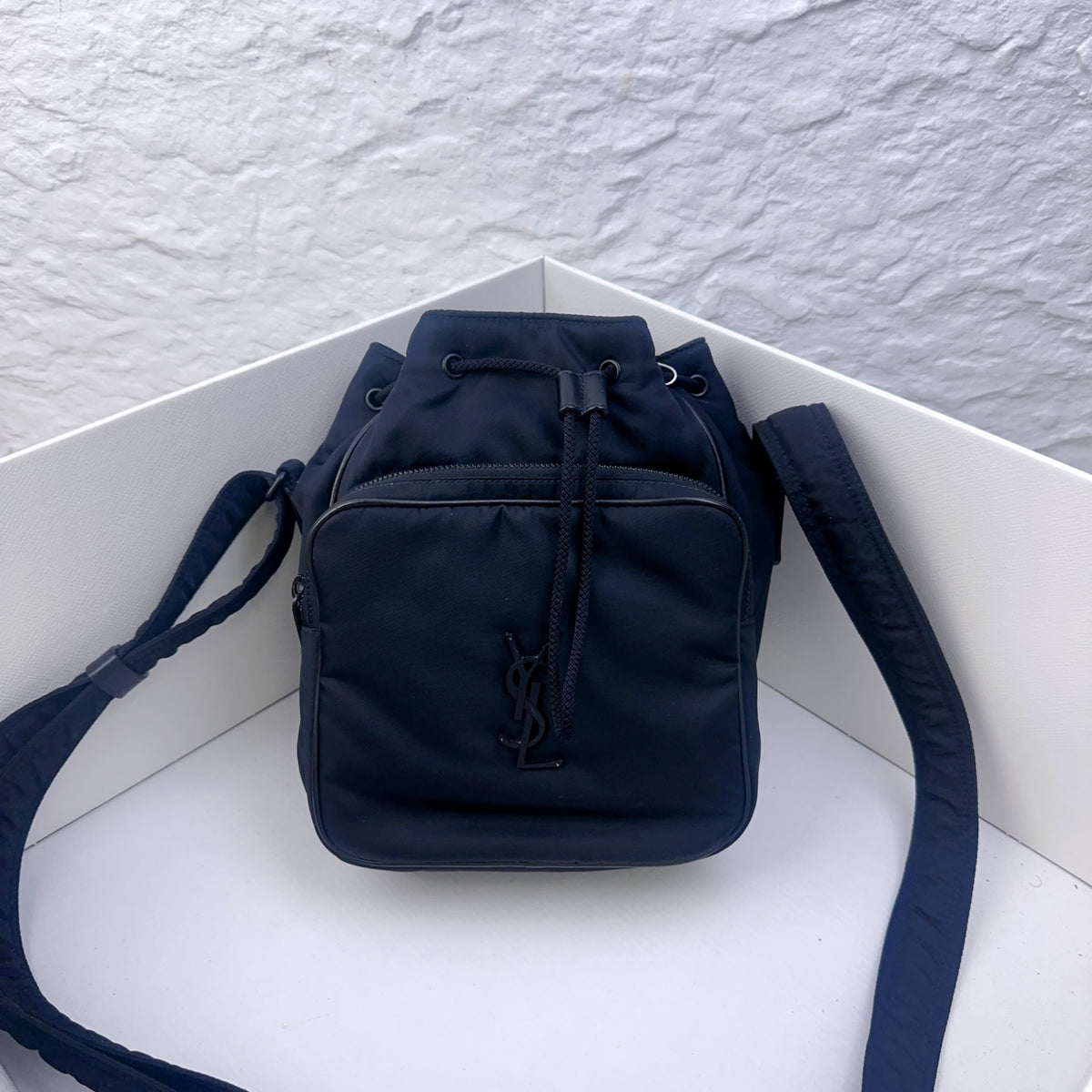 Saint Laurent - Niki Drawstring - Synthetic - Black - (medium)