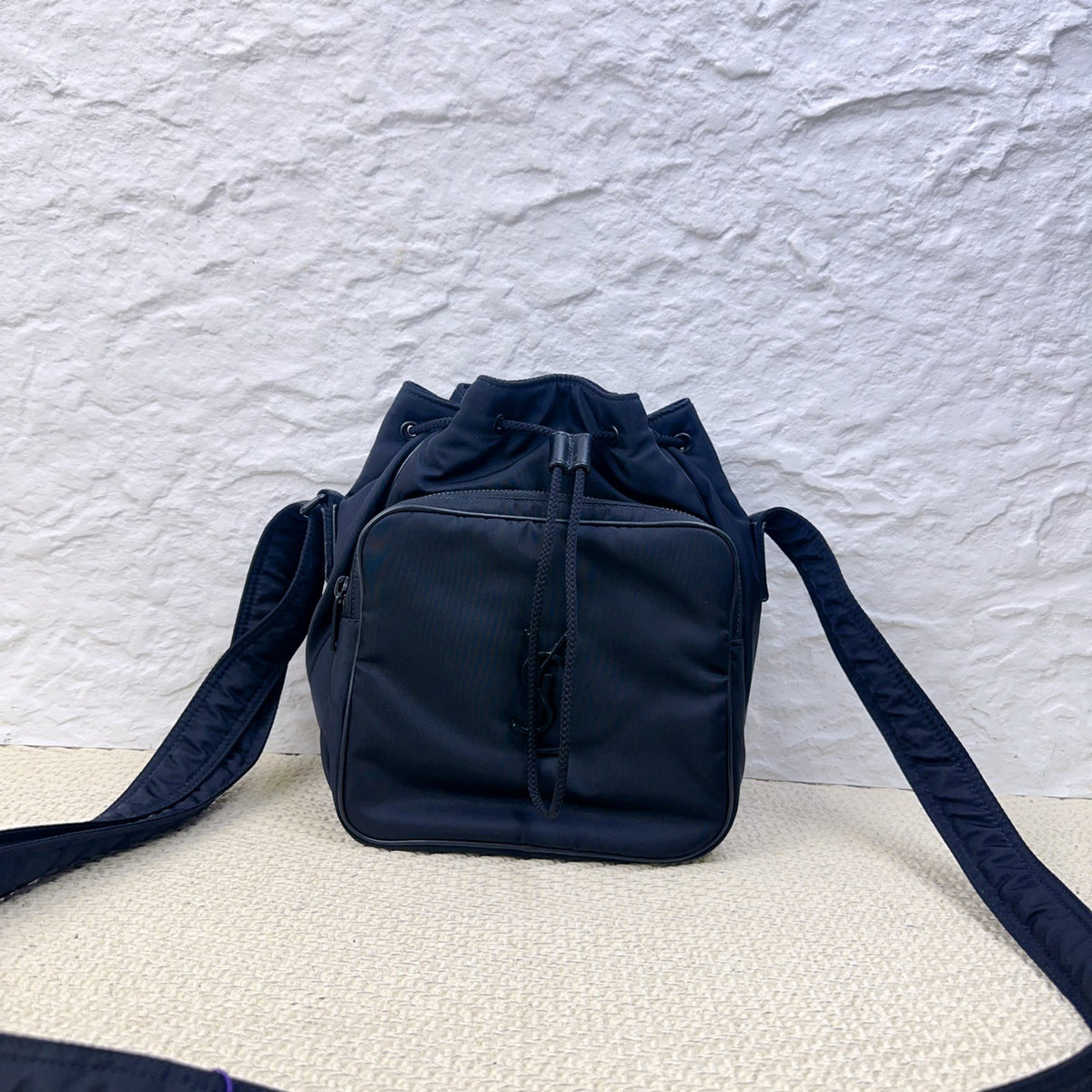 Saint Laurent - Niki Drawstring - Synthetic - Black - (medium)
