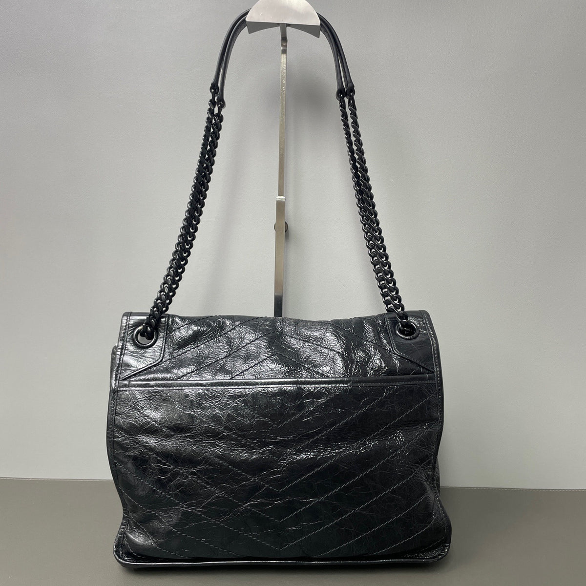 Saint Laurent - Niki Large - Leather - Black - (large)