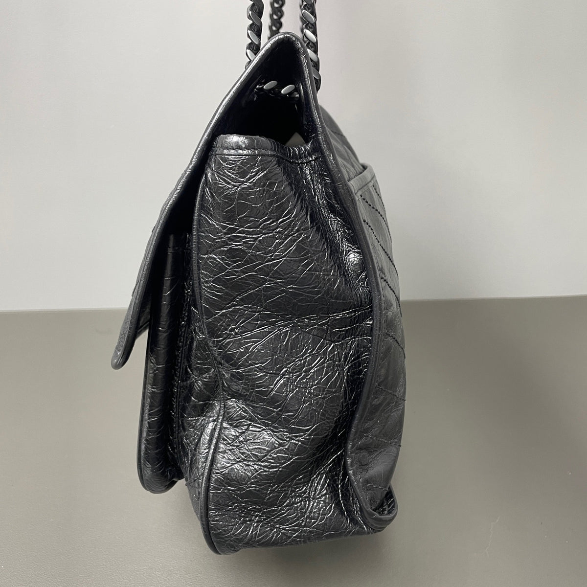 Saint Laurent - Niki Large - Leather - Black - (large)